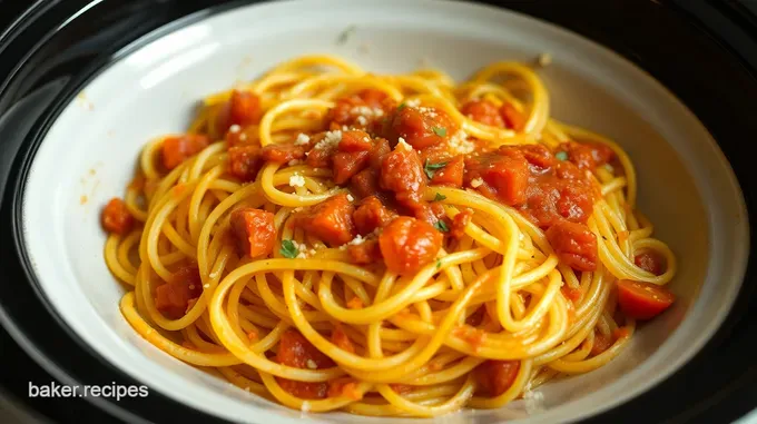 Crockpot Spaghetti Squash Delight: A Wholesome Twist on Classic Pasta