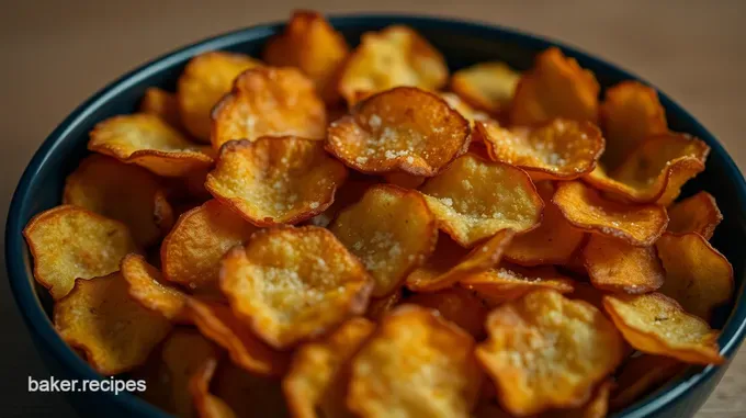 Crunchy Air Fryer Potato Chips