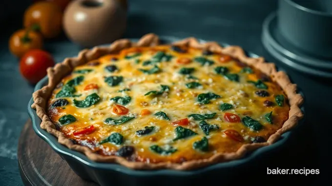Crustless Veggie Quiche: A Delightful Slice of Simplicity