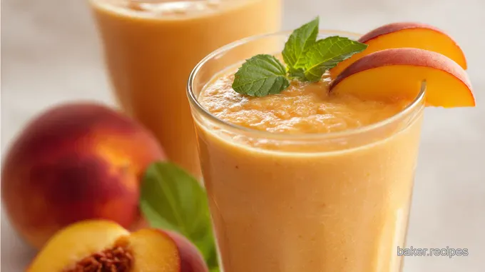 Georgia Peach Perfection Smoothie
