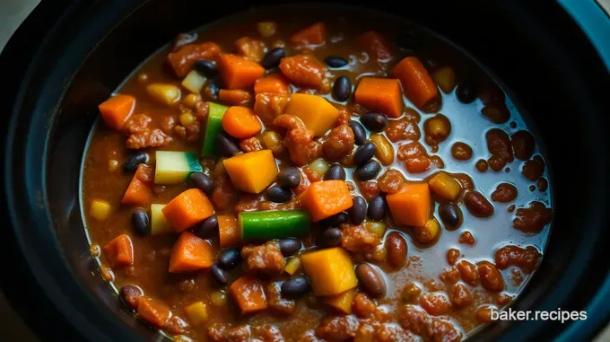 Hearty Healthy Crockpot Vegetable Chili