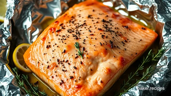 Herb-Infused Oven Baked Salmon in Foil