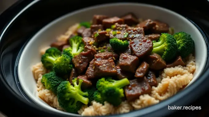 Keto Crockpot Beef and Broccoli