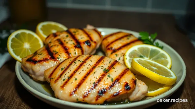 Lemon Herb Grilled Chicken with Seasonal Veggies