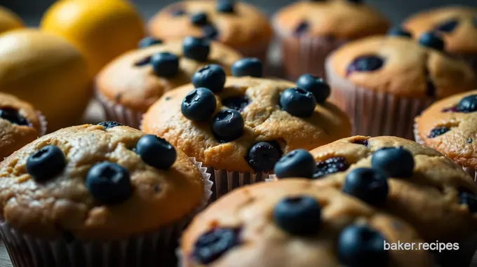 Luscious Lemon Blueberry Gluten-Free Muffins