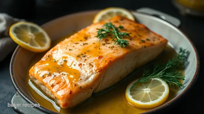 Perfectly Baked Salmon with Lemon-Dill Glaze