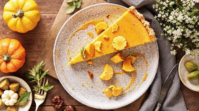 Decadent Pumpkin Tarte with Creamy Filling