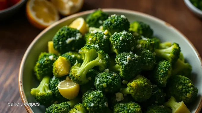 Savory Garlic Butter Frozen Broccoli