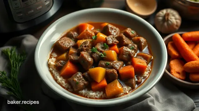 Savory Instant Pot Beef Stew: A Hearty Classic