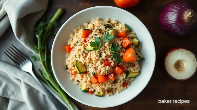 Savory Quinoa & Roasted Vegetable Bowl