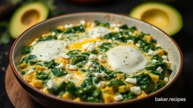 Savory Spinach & Feta Egg Scramble
