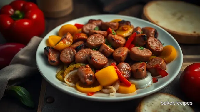 Sizzling Sausage and Peppers: A Classic Italian-American Delight