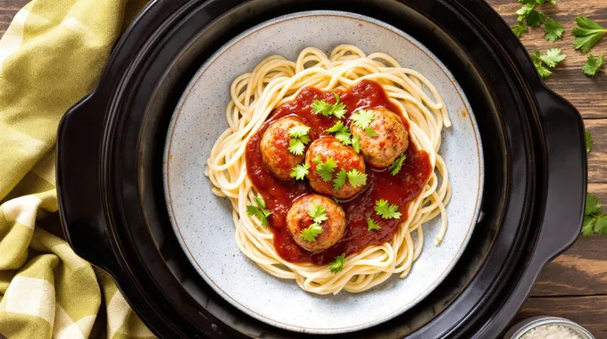 Slow Cooker Turkey Meatballs Recipe