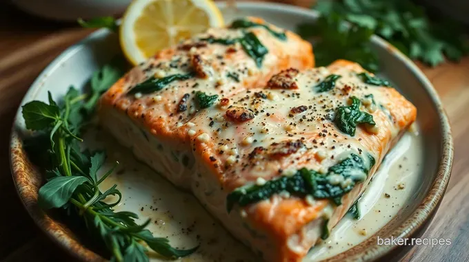 Stuffed Salmon Delight: A Tender Treat