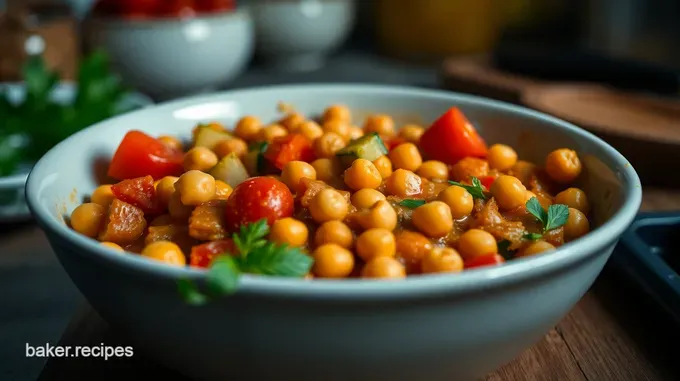 Summer Vegetable and Chickpea Curry
