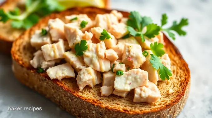 Tuna Salad on Whole Grain Toast