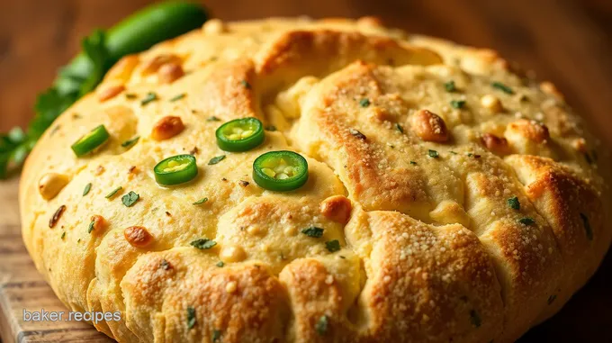 Vegan Jalapeño Cheese Artisan Bread