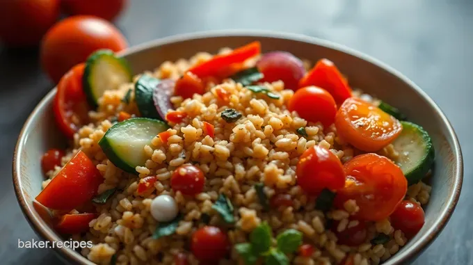 Vibrant Quinoa & Roasted Vegetable Bowl