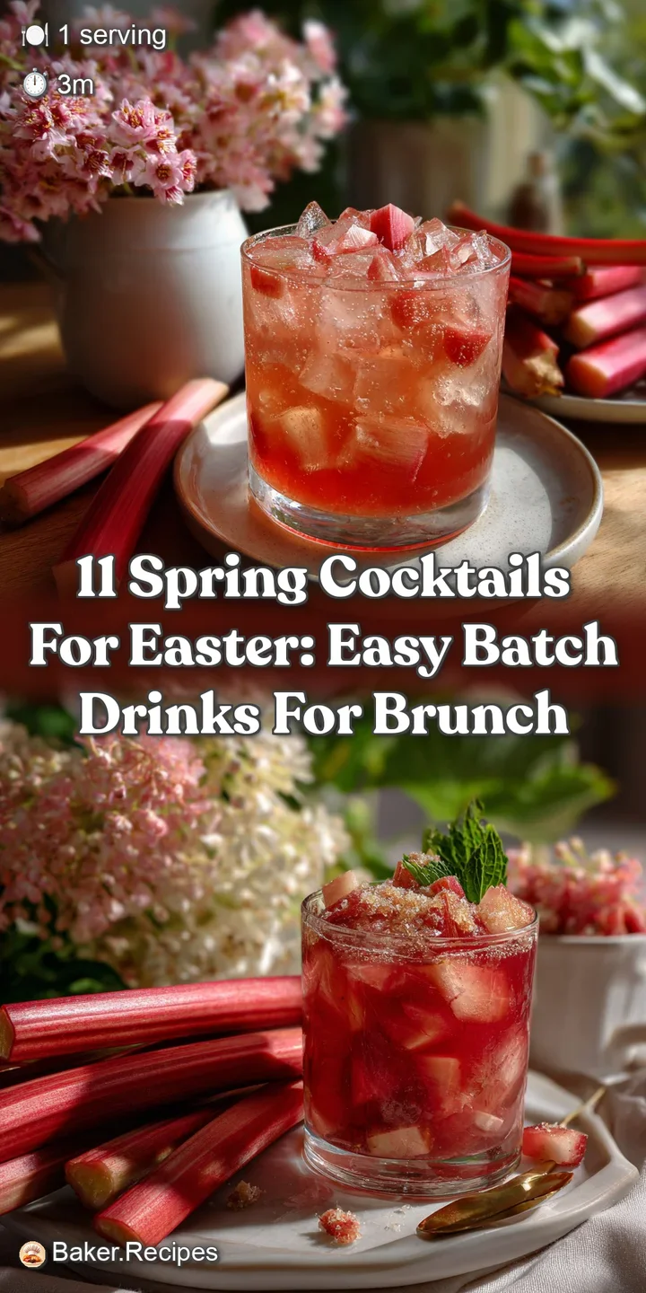 11 Spring Cocktails for Easter: Easy Batch Drinks for Brunch