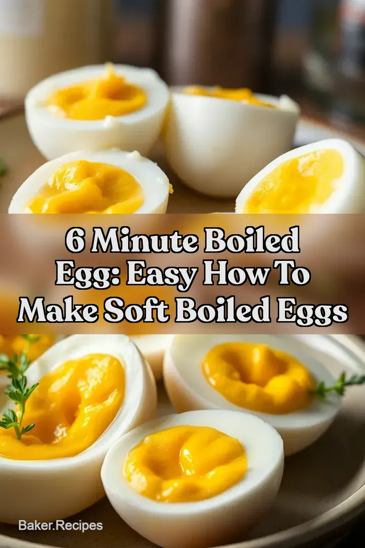 6 Minute Boiled Egg: Easy How to Make Soft Boiled Eggs