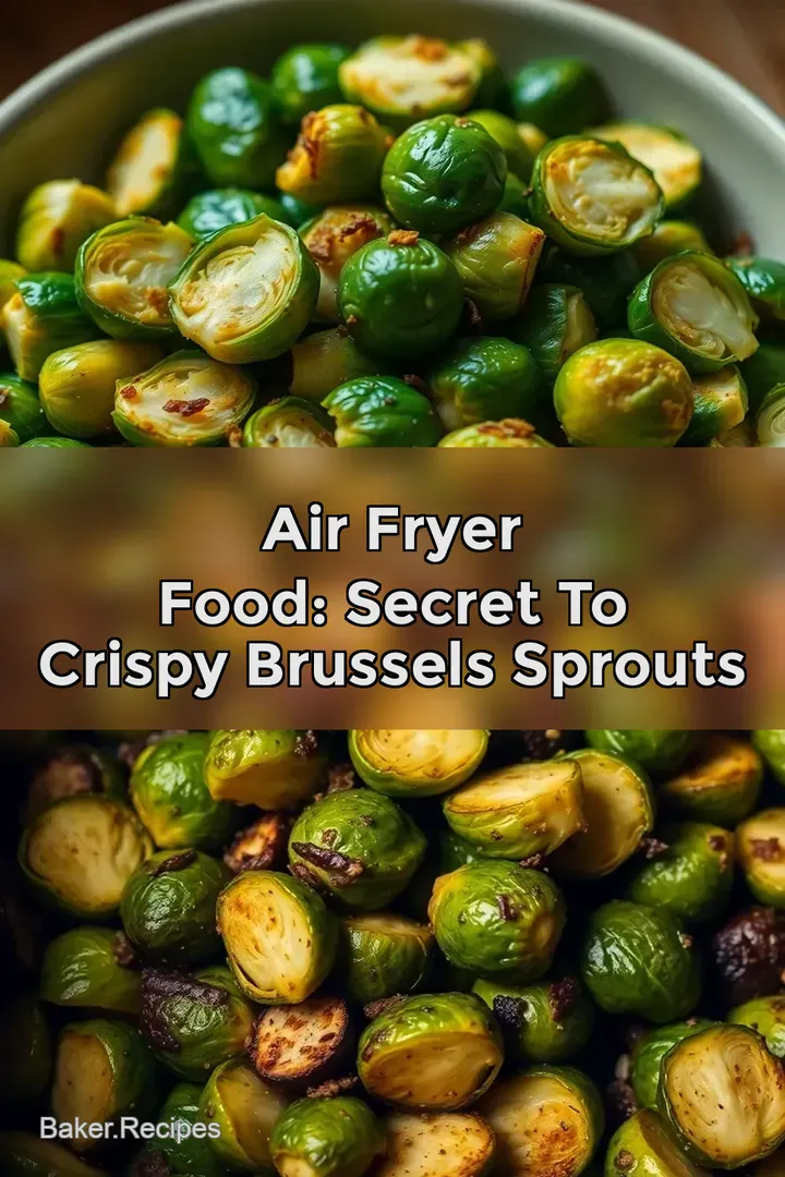 Air Fryer Food: Secret to Crispy Brussels Sprouts