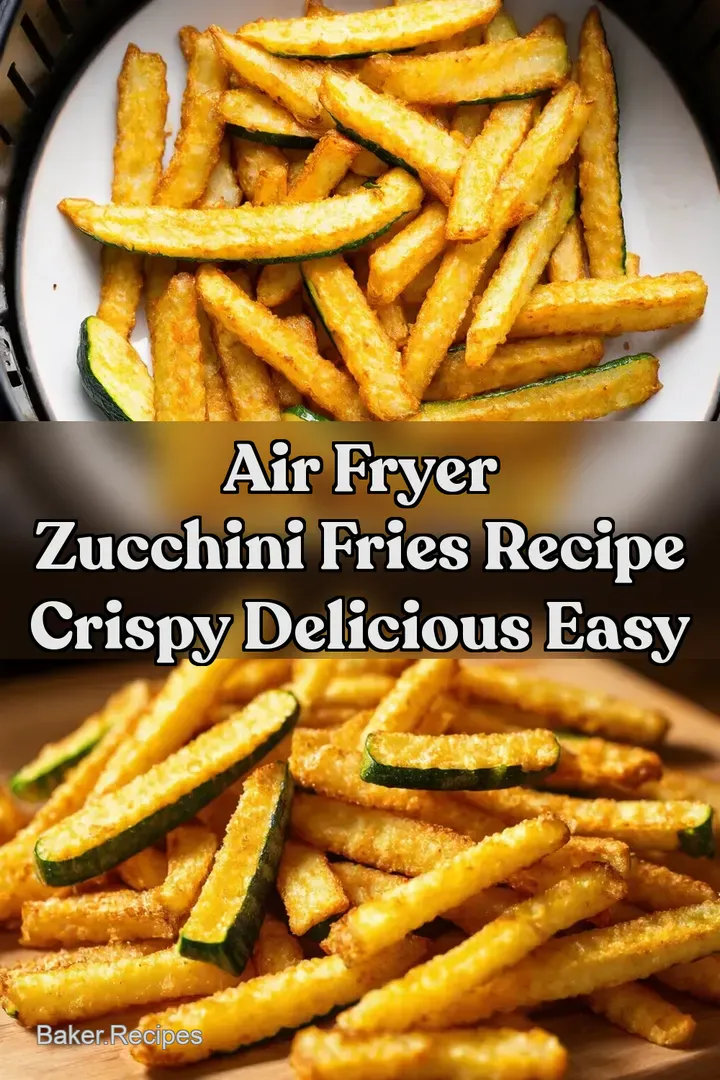 Air Fryer Zucchini Fries Recipe Crispy Delicious Easy : PIN FOR LATER Air Fryer Zucchini Fries Recipe Crispy Delicious Easy