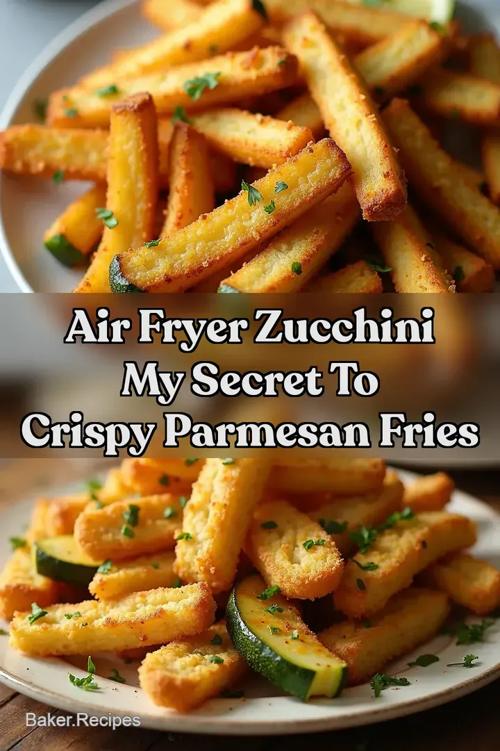 Air Fryer Zucchini My Secret to Crispy Parmesan Fries