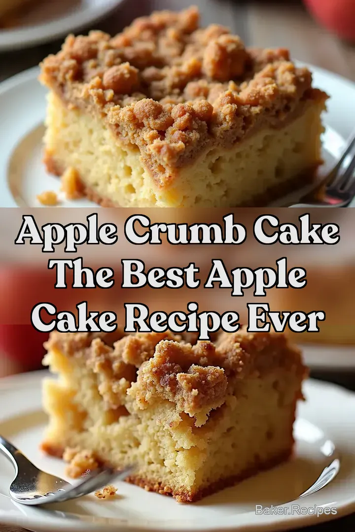 Apple Crumb Cake The Best Apple Cake Recipe Ever
