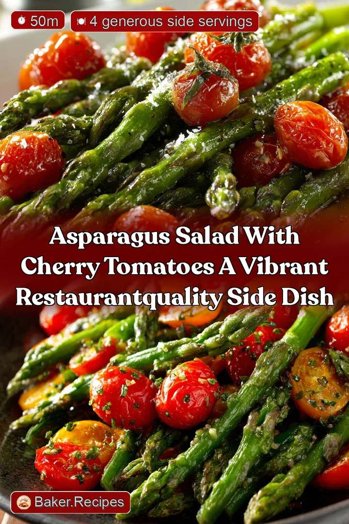 Asparagus Salad with Cherry Tomatoes A Vibrant RestaurantQuality Side Dish