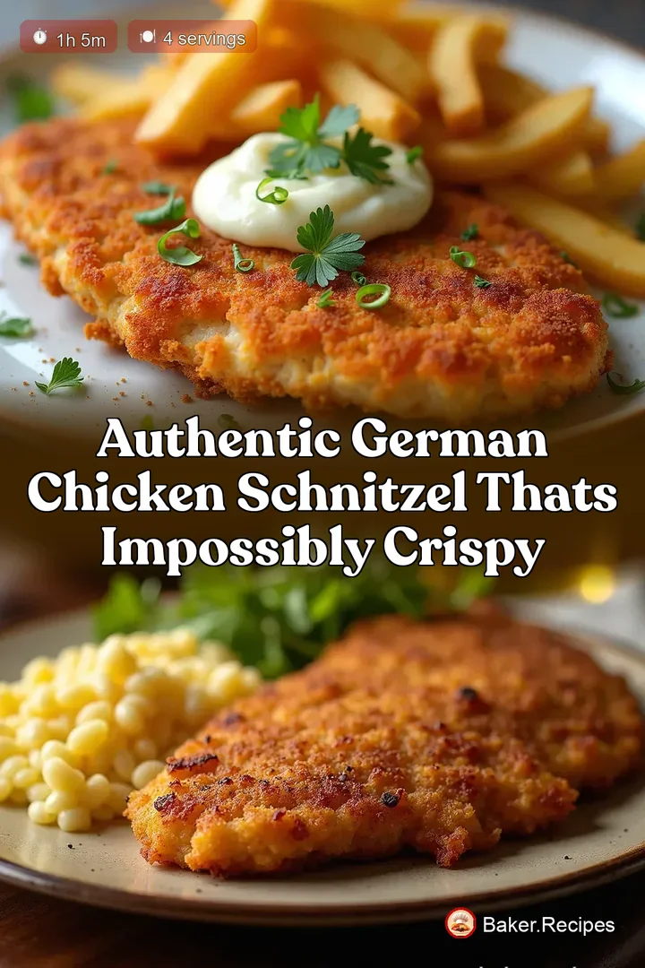 Authentic German Chicken Schnitzel Thats Impossibly Crispy