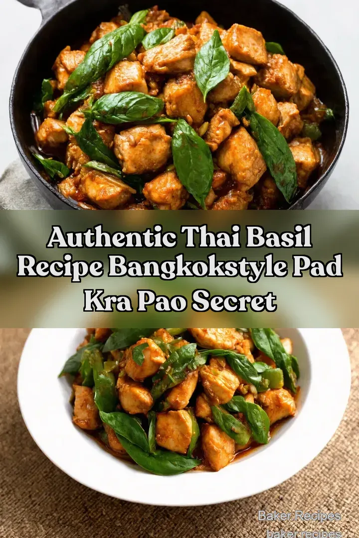 Authentic Thai Basil Recipe BangkokStyle Pad Kra Pao Secret