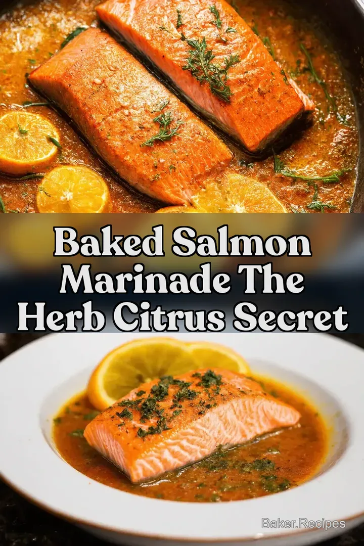 Baked Salmon Marinade The Herb Citrus Secret