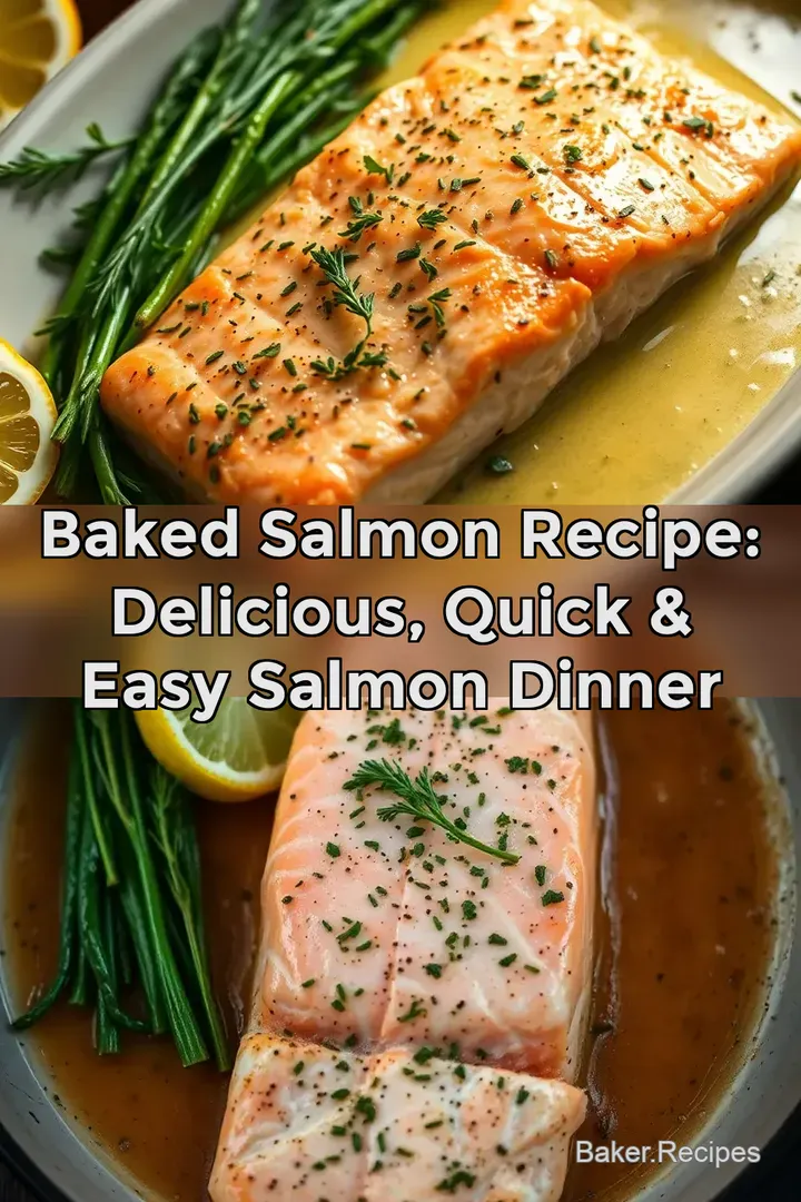 Baked Salmon Recipe: Delicious Quick & Easy Salmon Dinner