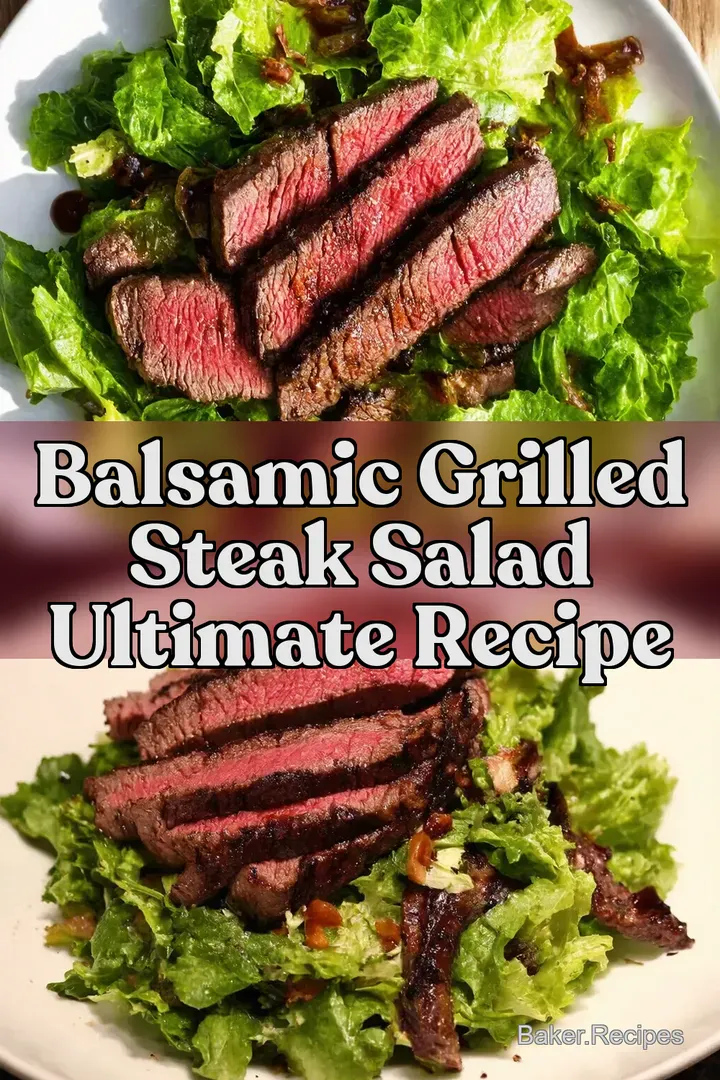 Balsamic Grilled Steak Salad Ultimate Recipe