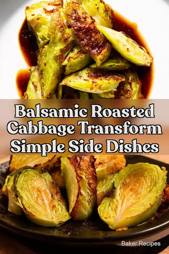 Balsamic Roasted Cabbage Transform Simple Side Dishes
