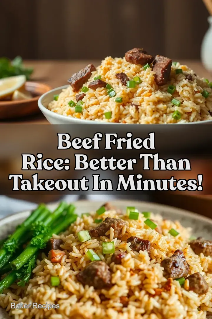 Beef Fried Rice: Better Than Takeout in Minutes!