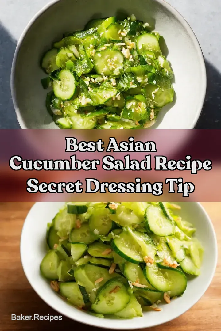 Best Asian Cucumber Salad Recipe Secret Dressing Tip