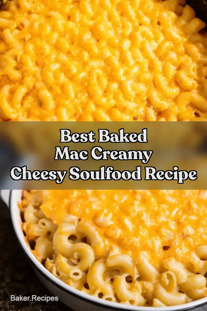 Best Baked Mac Creamy Cheesy Soulfood Recipe