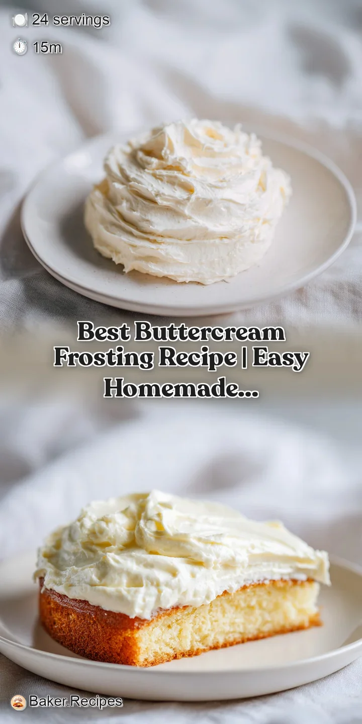 A close-up of incredibly smooth, bright white buttercream frosting with a satin sheen.