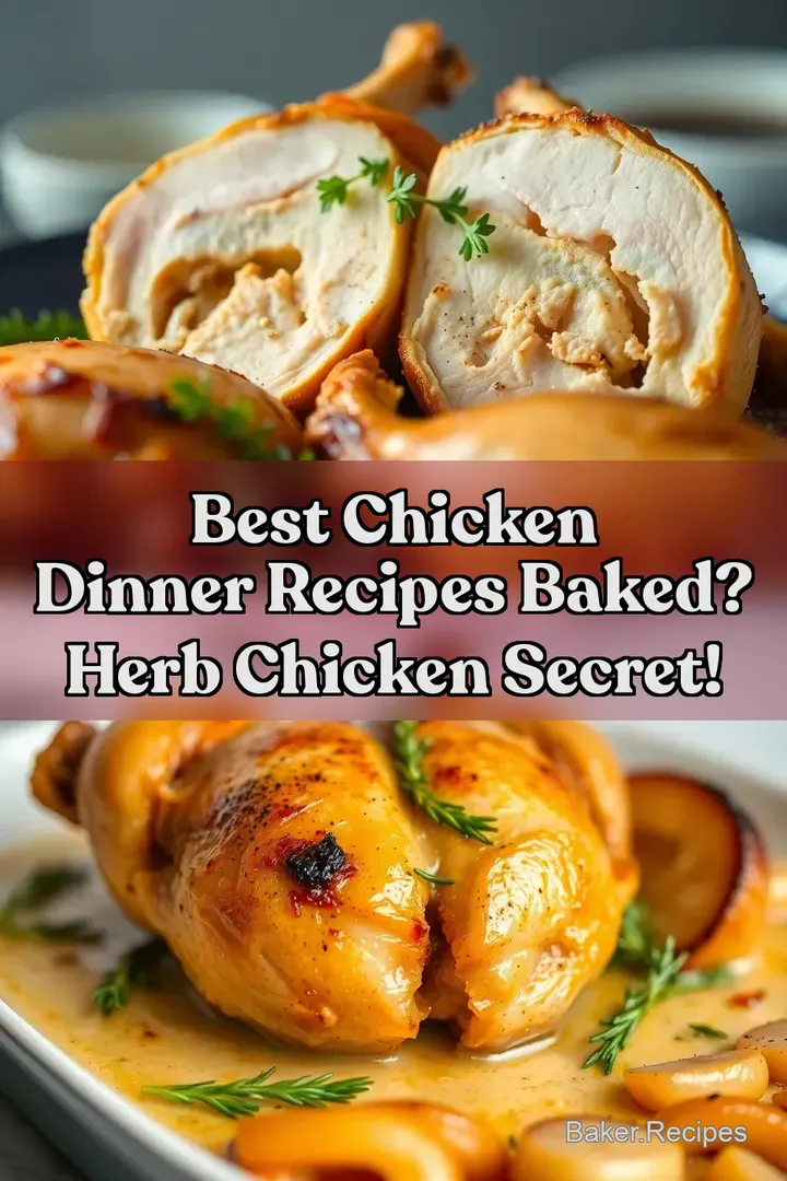 Best Chicken Dinner Recipes Baked? Herb Chicken Secret!