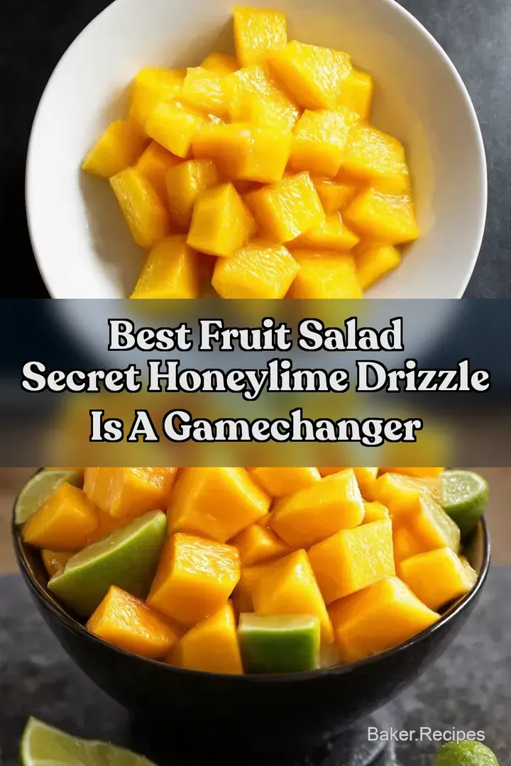 Best Fruit Salad Secret HoneyLime Drizzle is a GameChanger