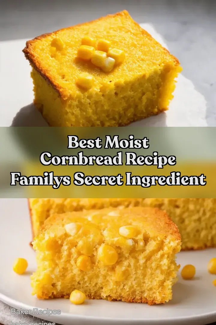 Best Moist Cornbread Recipe Familys Secret Ingredient