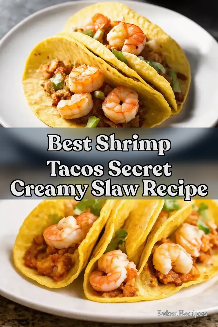Best Shrimp Tacos Secret Creamy Slaw Recipe