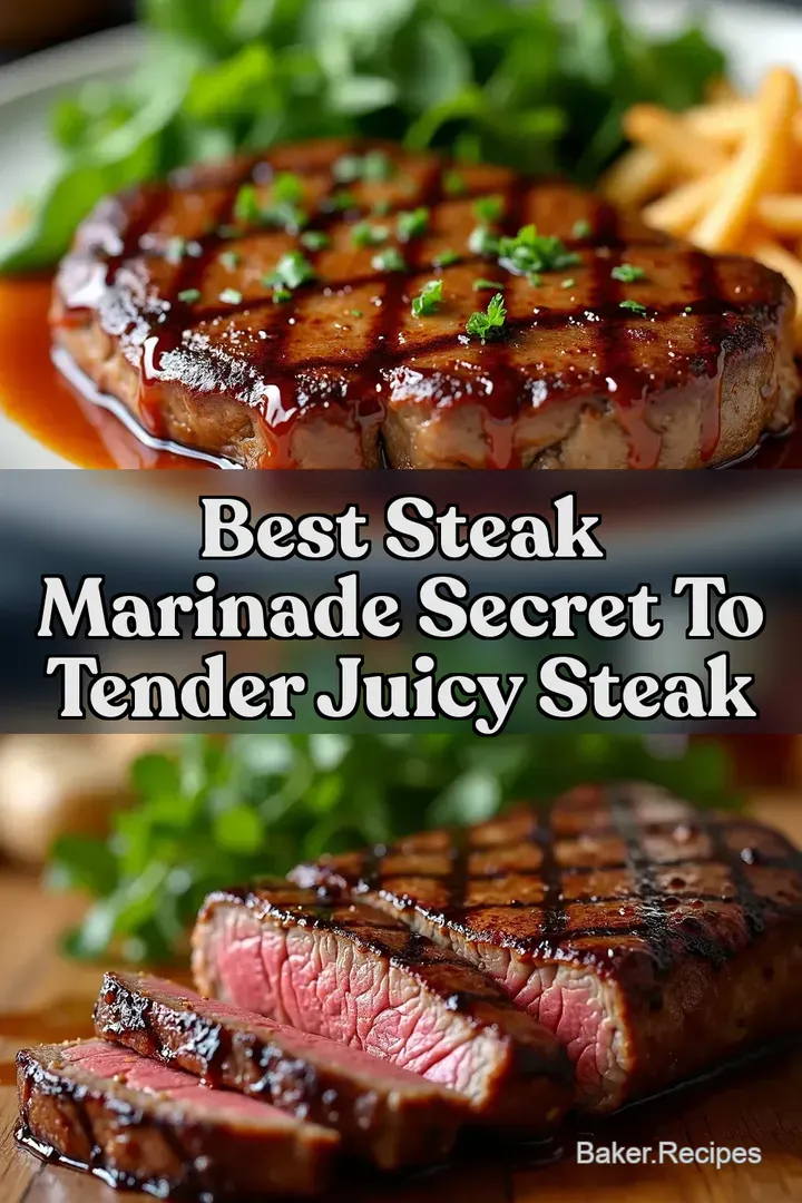 Best Steak Marinade Secret To Tender Juicy Steak