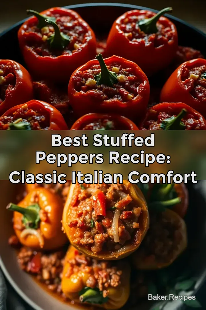 Best Stuffed Peppers Recipe: Classic Italian Comfort