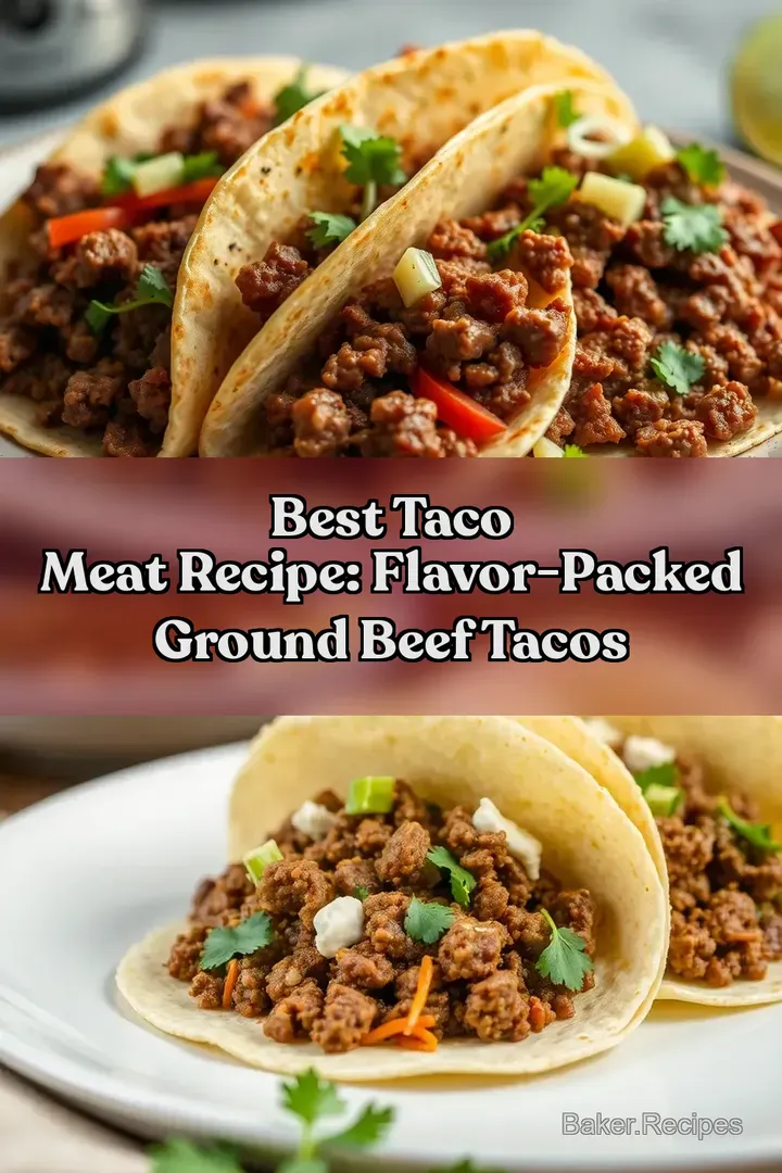 Best Taco Meat Recipe: Flavor-Packed Ground Beef Tacos