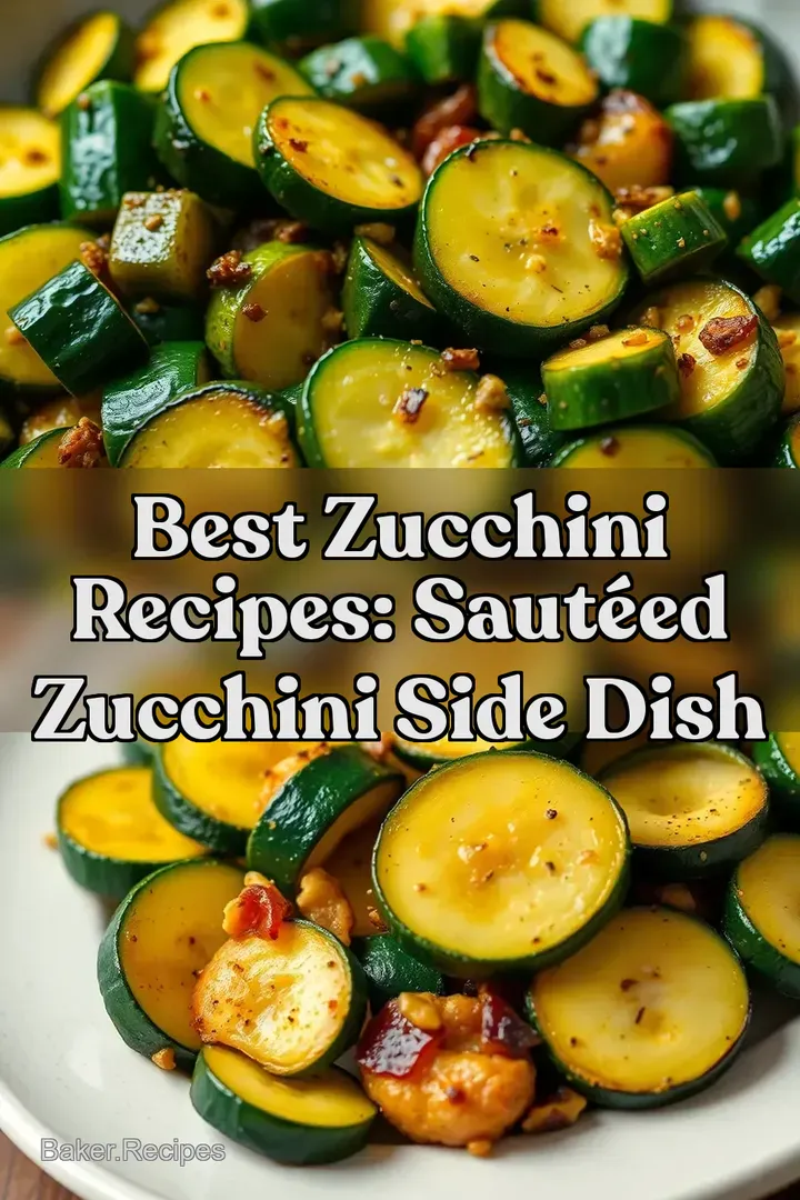 Best Zucchini Recipes: Saut&eacute;ed Zucchini Side Dish