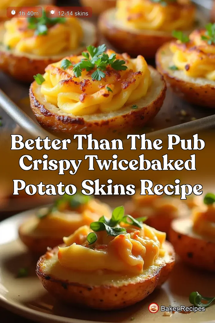 Better Than the Pub Crispy TwiceBaked Potato Skins Recipe