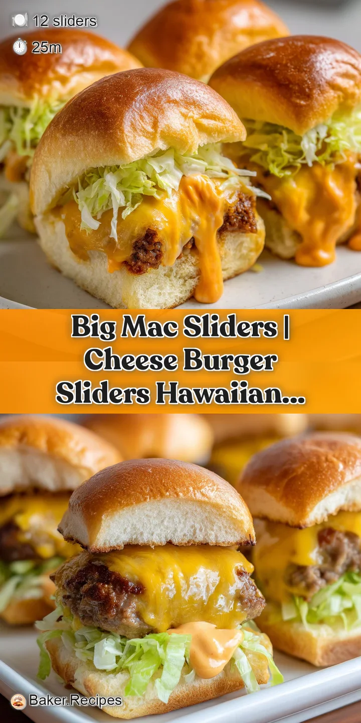 Close-up of a juicy beef slider with gooey melted cheese, shredded lettuce, and a drizzle of tangy orange sauce.