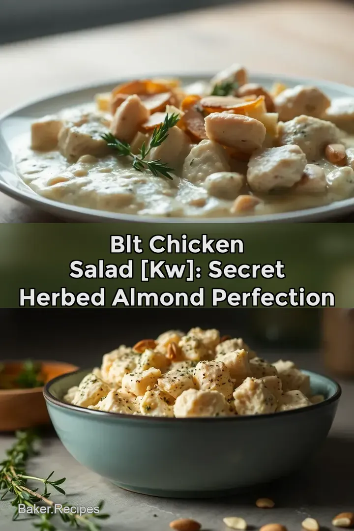 BLT Chicken Salad [kw]: Secret Herbed Almond Perfection